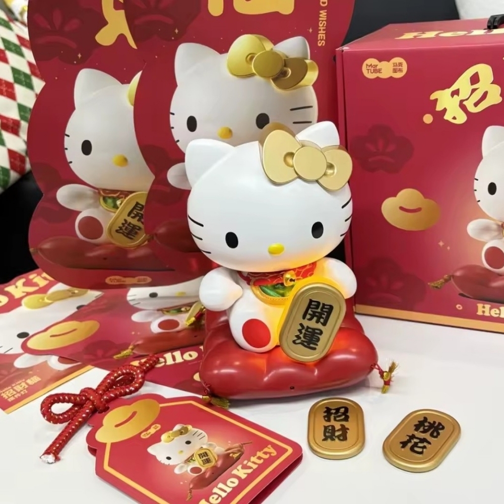 EXCLUSIVE - Hello Kitty x MarTube Lucky Cat Nightlight Set - Picture 4 of 15